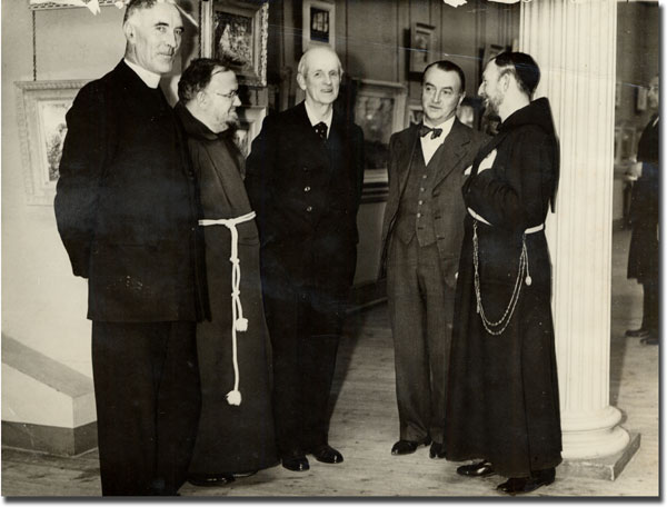 MacGreevy at opening of J.B. Yeats' Exhibition