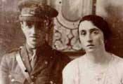 MacGreevy in uniform with his sister Nora Phelan